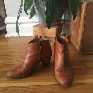 Madewell Billie Boot English Saddle Leather Sz 7
